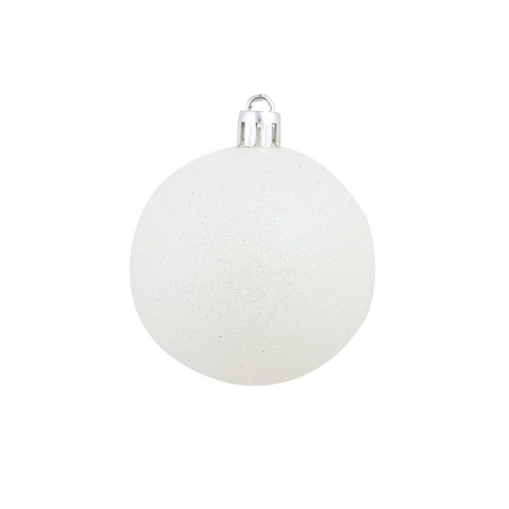 100 Piece Christmas Ball Set - White & Grey, Shatterproof Baubles in Various Sizes: 3cm, 4cm, 6cm - Premium  from Home Treasures - Just £29.99! Shop now at Home Treasures