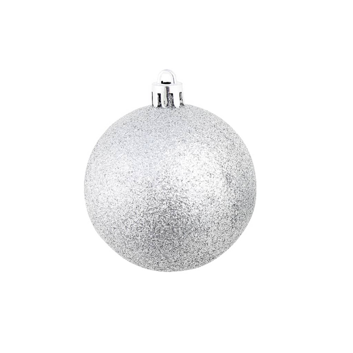 100 Piece Christmas Ball Set - Shiny Silver Decorations for Your Christmas Tree - Premium  from Home Treasures - Just £20.99! Shop now at Home Treasures