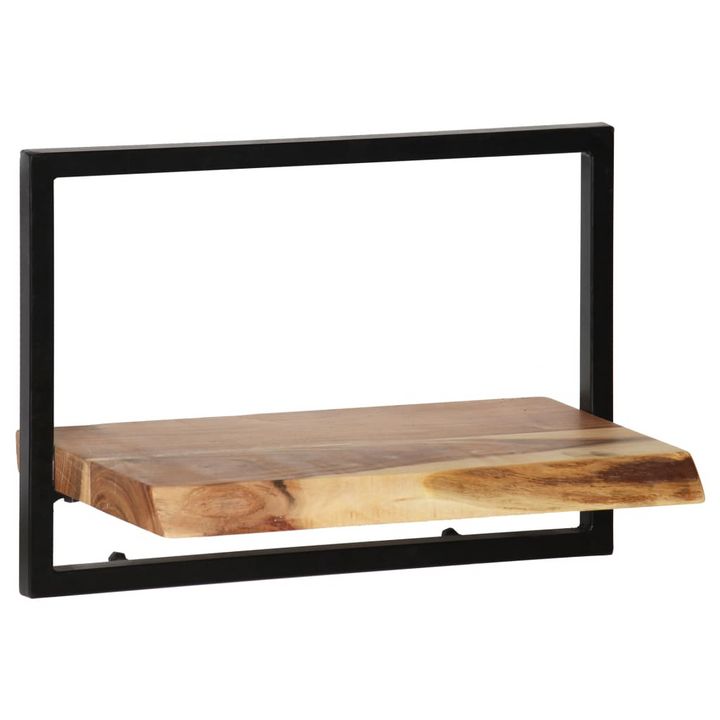 Wall Shelf Set - 5 Pieces Acacia Wood & Industrial Steel - Durable & Stylish Storage - Premium  from Home Treasures - Just £148.99! Shop now at Home Treasures