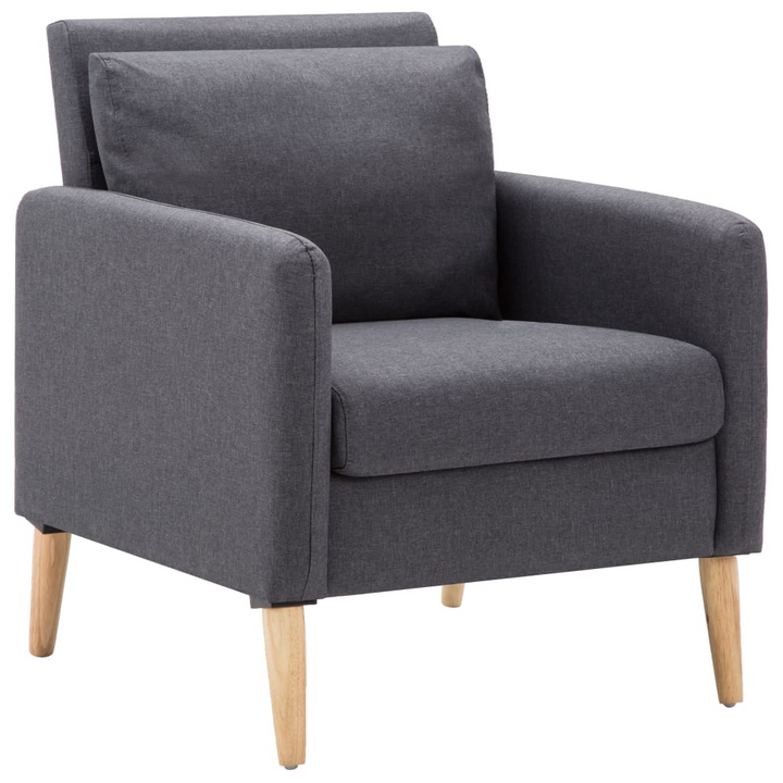 Modern Style Dark Grey Armchair - Scandinavian Design, Comfortable Upholstery, Easy Assembly - Premium  from Home Treasures - Just £204.99! Shop now at Home Treasures