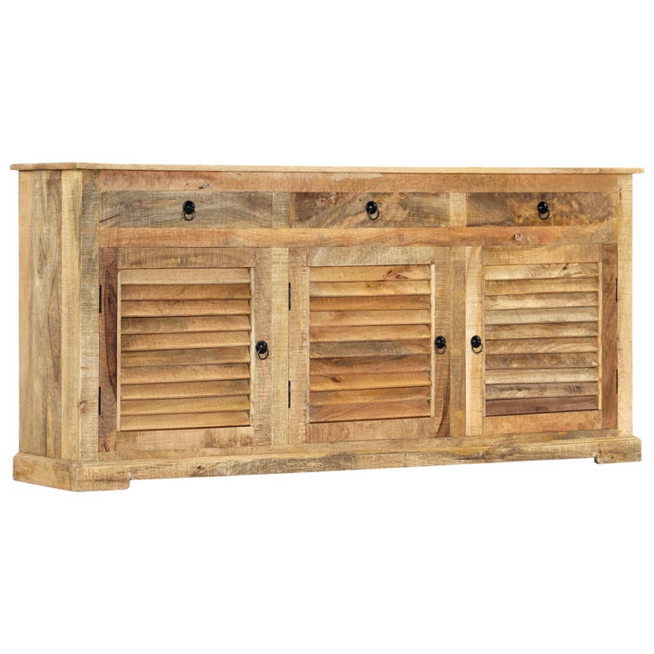 Solid Mango Wood Side Cabinet - 170 x 38 x 80 cm | Rustic Charm, Ample Storage & No Assembly Required - Premium  from Home Treasures - Just £1303.99! Shop now at Home Treasures