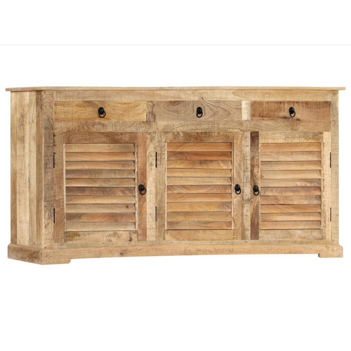 Solid Mango Wood Side Cabinet - 170 x 38 x 80 cm | Rustic Charm, Ample Storage & No Assembly Required - Premium  from Home Treasures - Just £1303.99! Shop now at Home Treasures