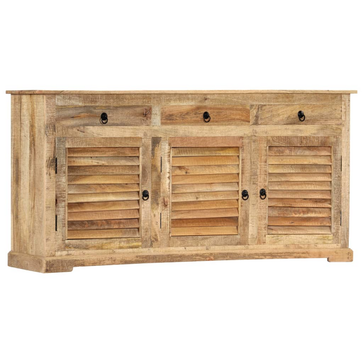 Solid Mango Wood Side Cabinet - 170 x 38 x 80 cm | Rustic Charm, Ample Storage & No Assembly Required - Premium  from Home Treasures - Just £1303.99! Shop now at Home Treasures