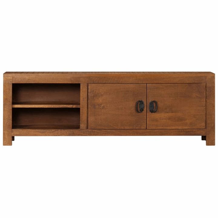 Vintage Charm Solid Mango Wood TV Cabinet - 120x40x30 cm | Durable and Stylish TV Stand - Premium  from Home Treasures - Just £193.99! Shop now at Home Treasures