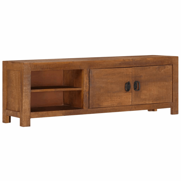 Vintage Charm Solid Mango Wood TV Cabinet - 120x40x30 cm | Durable and Stylish TV Stand - Premium  from Home Treasures - Just £193.99! Shop now at Home Treasures