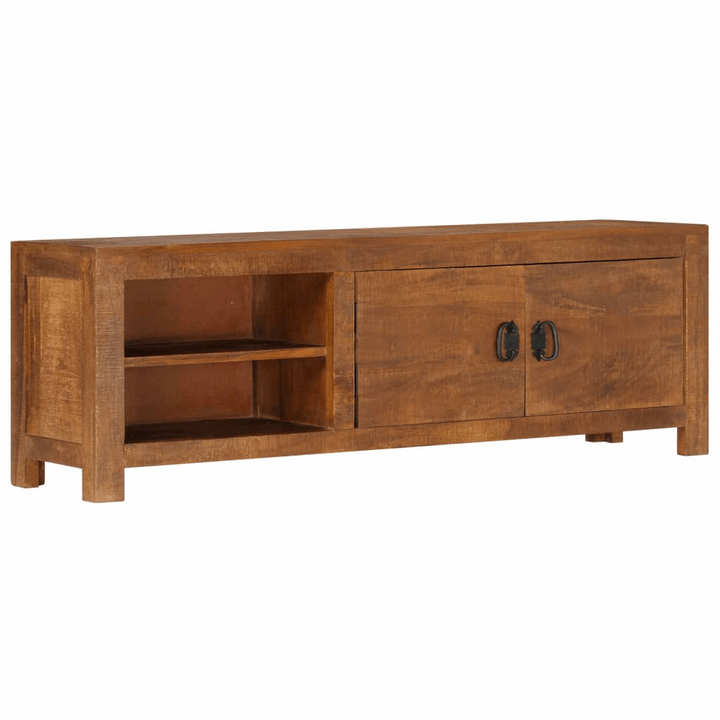 Vintage Charm Solid Mango Wood TV Cabinet - 120x40x30 cm | Durable and Stylish TV Stand - Premium  from Home Treasures - Just £193.99! Shop now at Home Treasures