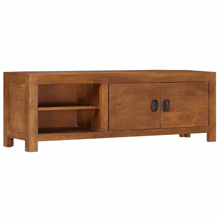 Vintage Charm Solid Mango Wood TV Cabinet - 120x40x30 cm | Durable and Stylish TV Stand - Premium  from Home Treasures - Just £193.99! Shop now at Home Treasures