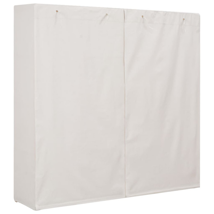 Fabric Wardrobe in White - 173x40x170 cm | Stylish Clothes Storage Solution - Premium  from Home Treasures - Just £267.99! Shop now at Home Treasures