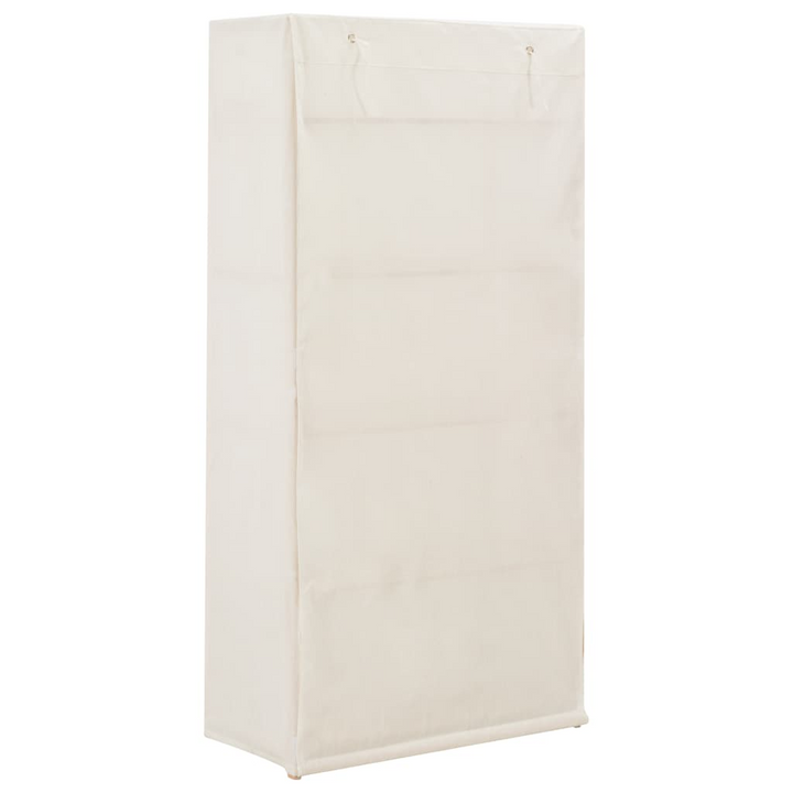 Fabric Wardrobe in White - 79x40x170 cm | Stylish & Practical Storage Solution for Modern Homes - Premium  from Home Treasures - Just £154.99! Shop now at Home Treasures