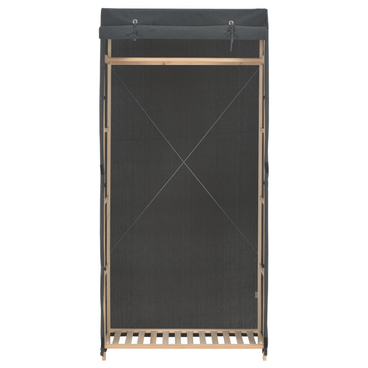 Fabric Wardrobe in Grey 79x40x170 cm – Stylish & Practical Storage Solution for Modern Homes - Premium  from Home Treasures - Just £124.99! Shop now at Home Treasures