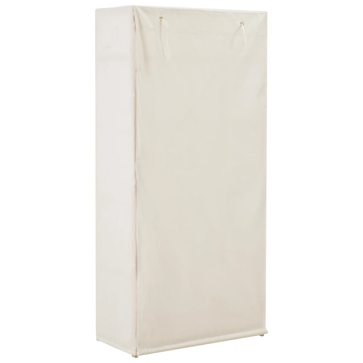 Fabric Wardrobe in White - Elegant Storage Solution, 79x40x170 cm - Premium  from Home Treasures - Just £123.99! Shop now at Home Treasures