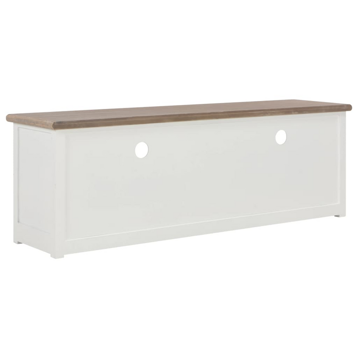 Modern White TV Cabinet with Storage | 120 x 30 x 40cm | Sleek & Stylish Media Console for Living Room - Premium  from Home Treasures - Just £227.99! Shop now at Home Treasures