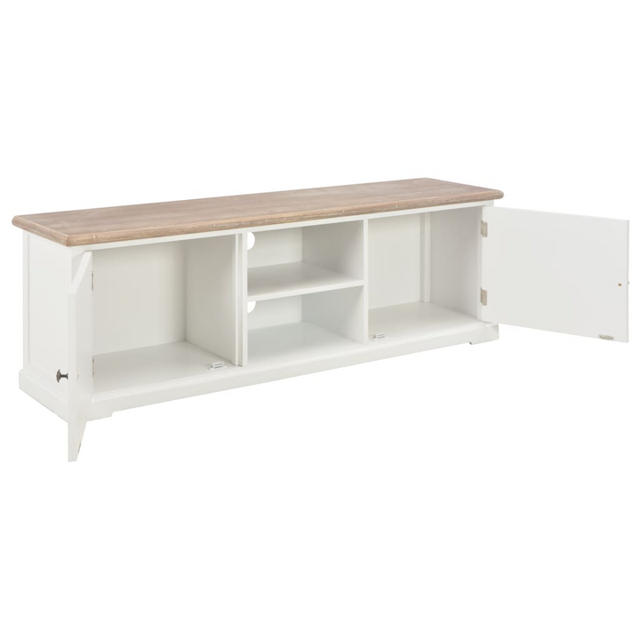 Elegant Style TV Cabinet in White - Sleek Modern Storage Solution, 120 x 30 x 40 cm - Premium  from Home Treasures - Just £237.99! Shop now at Home Treasures