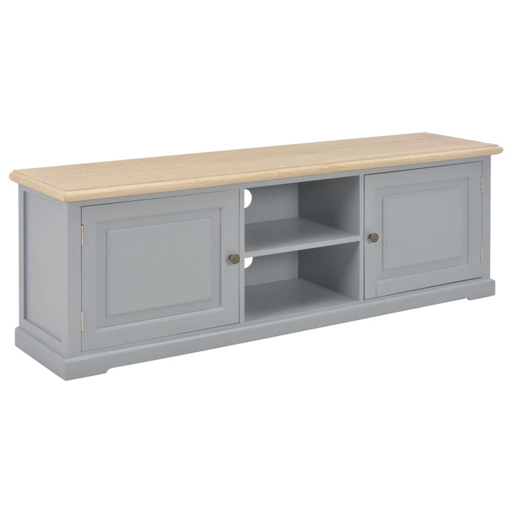 Elegant TV Cabinet in Grey – Stylish 120 x 30 x 40 cm Modern Wooden Stand with Storage - Premium  from Home Treasures - Just £152.99! Shop now at Home Treasures