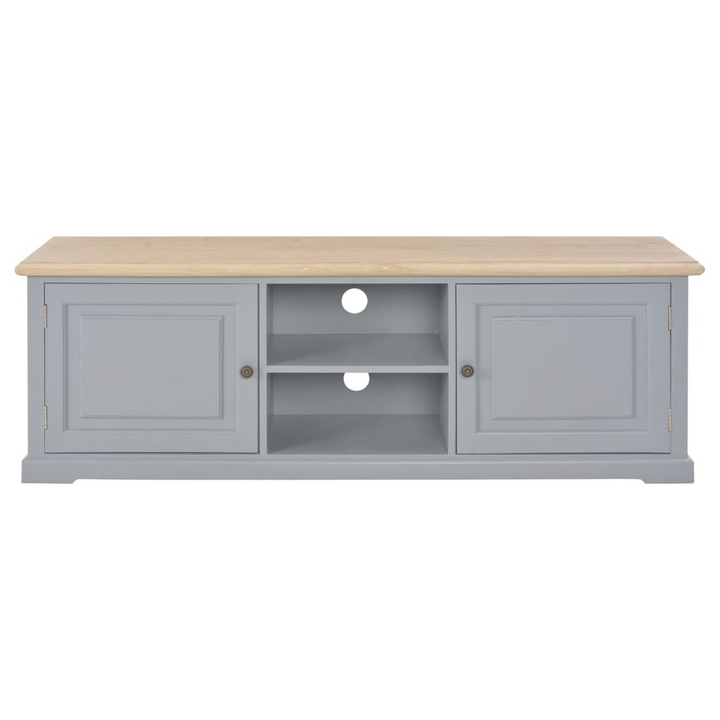 Elegant TV Cabinet in Grey – Stylish 120 x 30 x 40 cm Modern Wooden Stand with Storage - Premium  from Home Treasures - Just £152.99! Shop now at Home Treasures