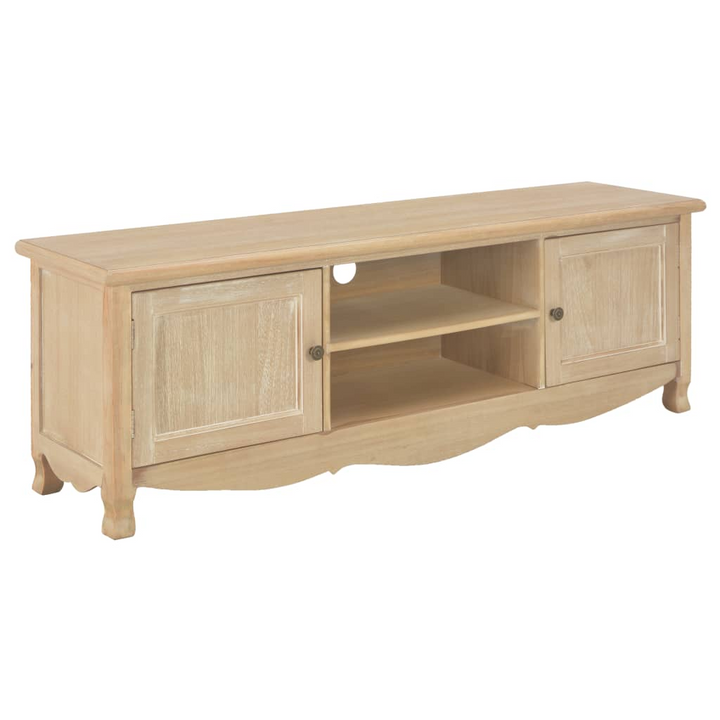 Solid Pine TV Cabinet - Natural Wood Finish | 120 x 30 x 40 cm | Modern & Practical Design - Premium  from Home Treasures - Just £201.99! Shop now at Home Treasures