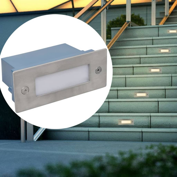 Recessed LED Stair Lights, Set of 12 - Energy-Efficient, Easy to Install, and Suitable for Indoor/Outdoor Use - Premium  from Home Treasures - Just £259.99! Shop now at Home Treasures