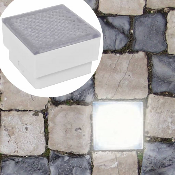 Energy-Efficient LED In-ground Lights, Set of 6, Warm White - Durable & Easy to Install, 100 x 100 x 68mm - Premium  from Home Treasures - Just £131.99! Shop now at Home Treasures