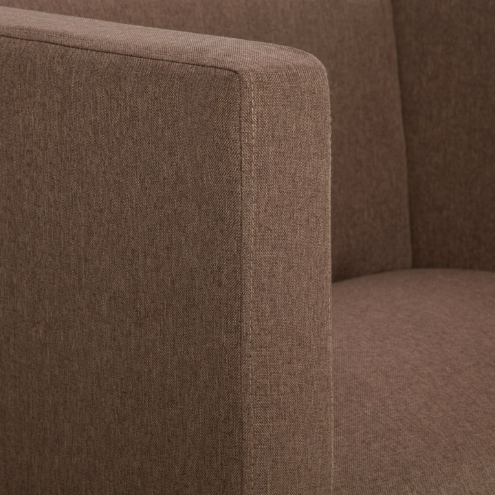 Elegant Brown Cube Armchair - Comfortable & Stylish Seating for Your Home - Premium  from Home Treasures - Just £187.99! Shop now at Home Treasures