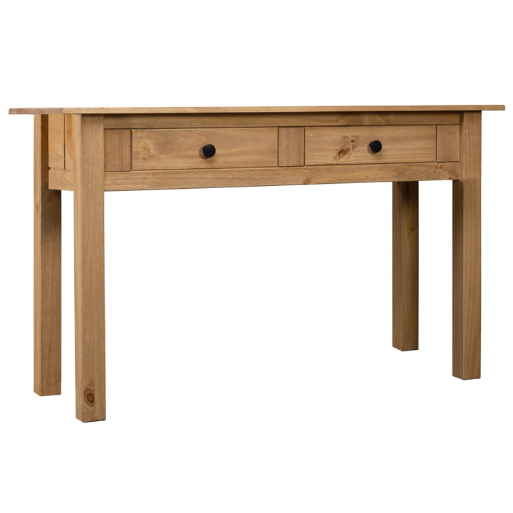 PANAMA Solid Pine Wood Console Table - Rustic 2-Drawer Console Table - 110x40x72 cm - Premium  from Home Treasures - Just £115.99! Shop now at Home Treasures