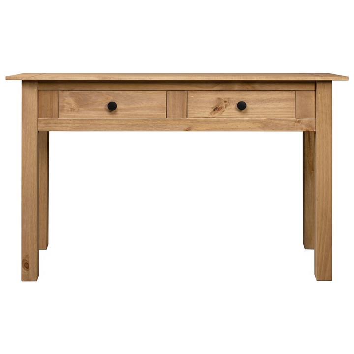 PANAMA Solid Pine Wood Console Table - Rustic 2-Drawer Console Table - 110x40x72 cm - Premium  from Home Treasures - Just £115.99! Shop now at Home Treasures