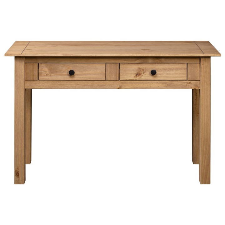 PANAMA Solid Pine Wood Console Table - Rustic 2-Drawer Console Table - 110x40x72 cm - Premium  from Home Treasures - Just £115.99! Shop now at Home Treasures