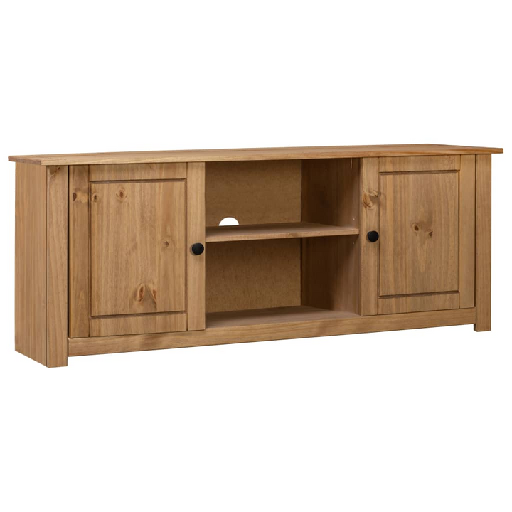 PANAMA Rustic TV Cabinet, Solid Pine Wood, 120x40x50 cm - Elegant Storage Solution - Premium  from Home Treasures - Just £141.99! Shop now at Home Treasures