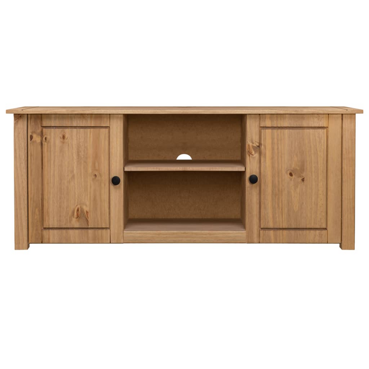 PANAMA Rustic TV Cabinet, Solid Pine Wood, 120x40x50 cm - Elegant Storage Solution - Premium  from Home Treasures - Just £141.99! Shop now at Home Treasures