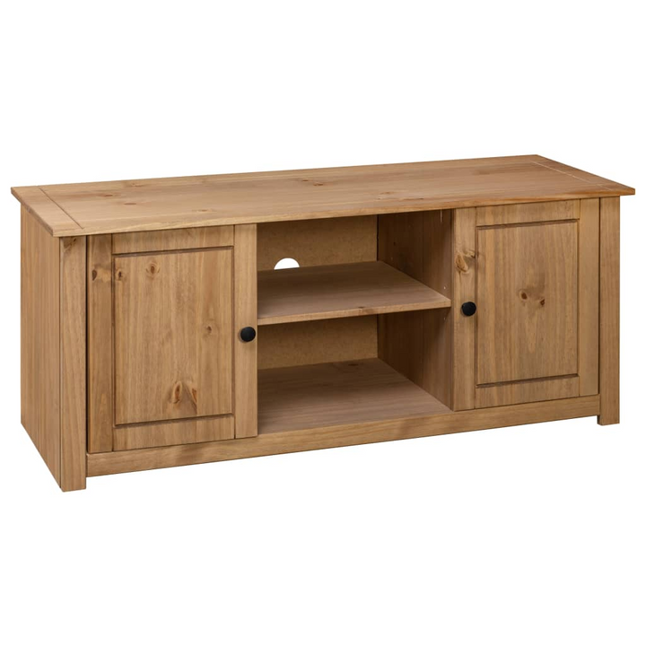 PANAMA Rustic TV Cabinet, Solid Pine Wood, 120x40x50 cm - Elegant Storage Solution - Premium  from Home Treasures - Just £141.99! Shop now at Home Treasures