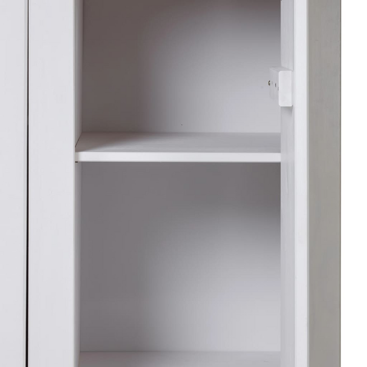 PANAMA 3-Door Wardrobe White 118x50x171.5 cm Solid Pine - Stylish & Durable Storage Solution for Your Bedroom - Premium  from Home Treasures - Just £456.99! Shop now at Home Treasures