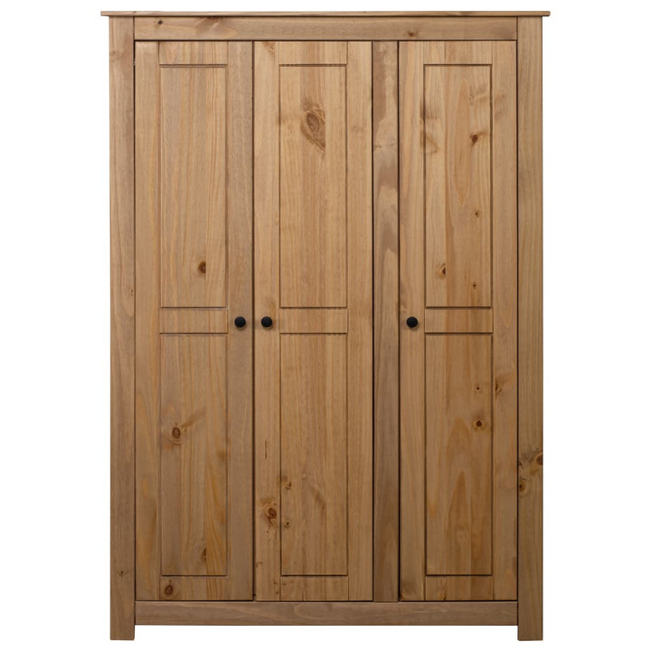 PANAMA 3-Door Wardrobe | Solid Pine Wood, 118x50x171.5 cm | Stylish & Spacious Storage Solution - Premium  from Home Treasures - Just £512.99! Shop now at Home Treasures