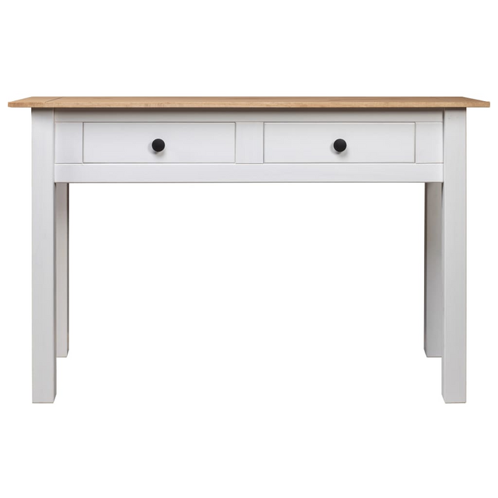 Panama White Console Table - Solid Pine Wood, 110x40x72 cm, Rustic & Stylish - Premium  from Home Treasures - Just £111.99! Shop now at Home Treasures