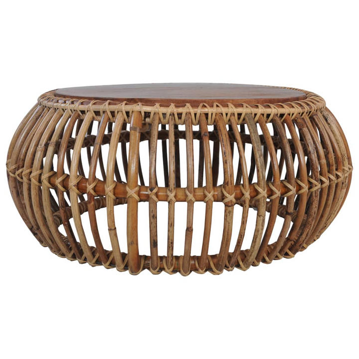 Elegant Rattan Coffee Tables Set of 2 - Natural Charm & Sturdy Design - Premium  from Home Treasures - Just £240.99! Shop now at Home Treasures