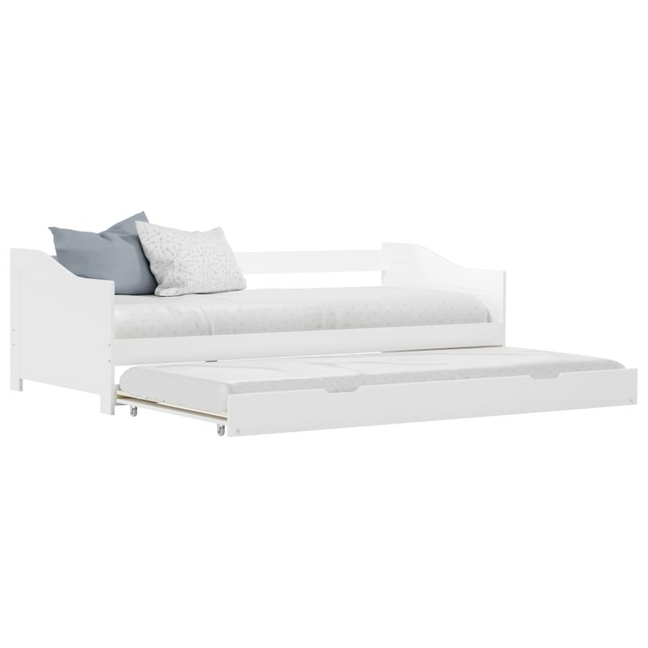 Pinewood Pull-Out Sofa Bed Frame in White - 90x200cm | Space-Saving & Stylish - Premium  from Home Treasures - Just £273.99! Shop now at Home Treasures