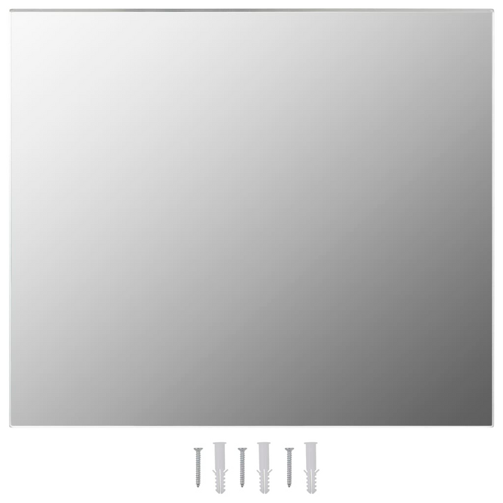 Elegant Frameless Mirror 80x60 cm – Premium Glass, Easy Install - Premium  from Home Treasures - Just £50.99! Shop now at Home Treasures