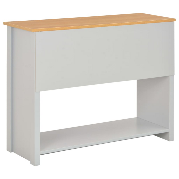 Elegant Grey Console Table with Storage - 97 x 35 x 76 cm | Modern Engineered Wood with Melamine Finish - Premium  from Home Treasures - Just £103.99! Shop now at Home Treasures