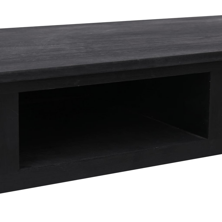 Elegant Black Wooden Console Table - 110 x 45 x 76 cm | Stylish & Versatile Home Furniture - Premium  from Home Treasures - Just £103.99! Shop now at Home Treasures