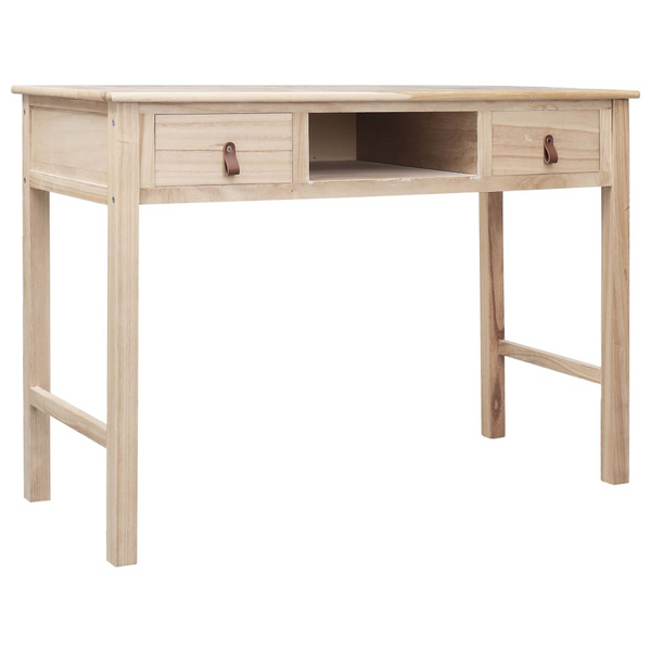 Natural Writing Desk - 110 x 45 x 76 cm | Vintage Charm, Durable Build, Multi-Functional - Premium  from Home Treasures - Just £157.99! Shop now at Home Treasures