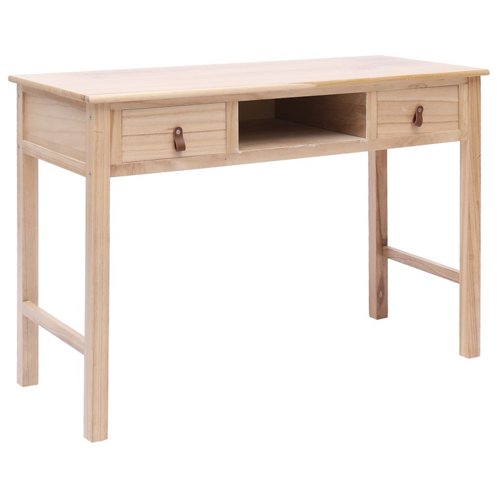 Natural Writing Desk - 110 x 45 x 76 cm | Vintage Charm, Durable Build, Multi-Functional - Premium  from Home Treasures - Just £157.99! Shop now at Home Treasures