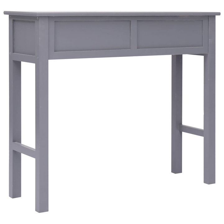 Elegant Console Table with 2 Drawers in Grey | 90 x 30 x 77 cm | Durable Wood Construction - Premium  from Home Treasures - Just £109.99! Shop now at Home Treasures