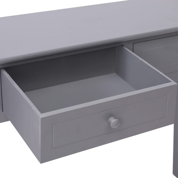 Elegant Console Table with 2 Drawers in Grey | 90 x 30 x 77 cm | Durable Wood Construction - Premium  from Home Treasures - Just £109.99! Shop now at Home Treasures