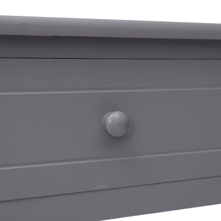 Elegant Console Table with 2 Drawers in Grey | 90 x 30 x 77 cm | Durable Wood Construction - Premium  from Home Treasures - Just £109.99! Shop now at Home Treasures