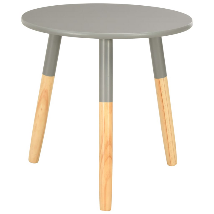 Elegant Solid Pine Side Tables, Set of 2 in Grey - Scandinavian Design, Multi-functional, Durable - Premium  from Home Treasures - Just £52.99! Shop now at Home Treasures