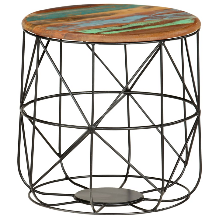 Reclaimed Wood Coffee Tables, Set of 2 - Vintage Style, Solid Wood & Iron Mesh, Unique Design - Premium  from Home Treasures - Just £103.99! Shop now at Home Treasures