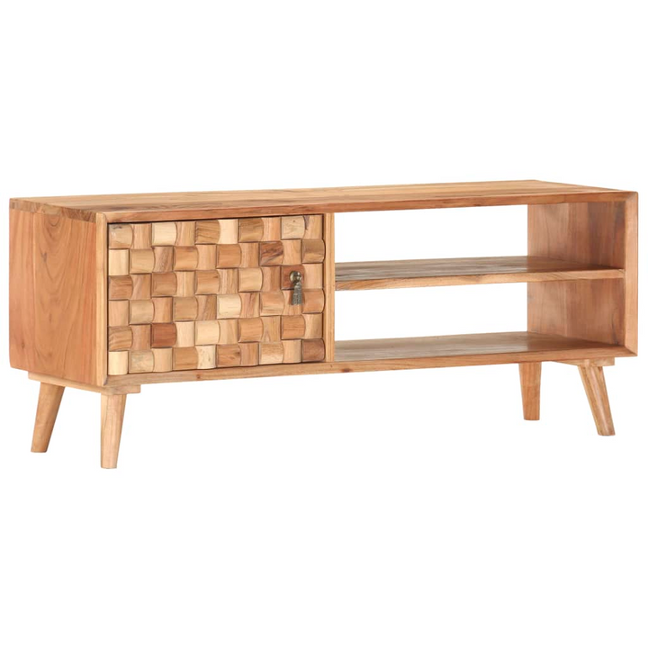 Solid Acacia Wood TV Cabinet - Elegant and Durable Storage Solution for Your Living Room - Premium  from Home Treasures - Just £141.99! Shop now at Home Treasures