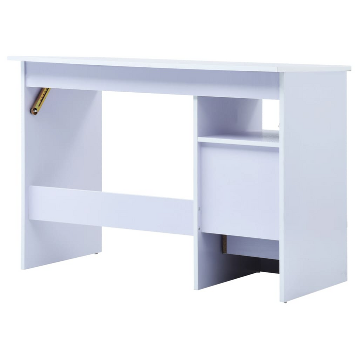 Adjustable Children's Tiltable Drawing and Study Desk - White (100 x 55 x 73-87 cm) with Storage Drawers and Shelf - Premium  from Home Treasures - Just £141.99! Shop now at Home Treasures