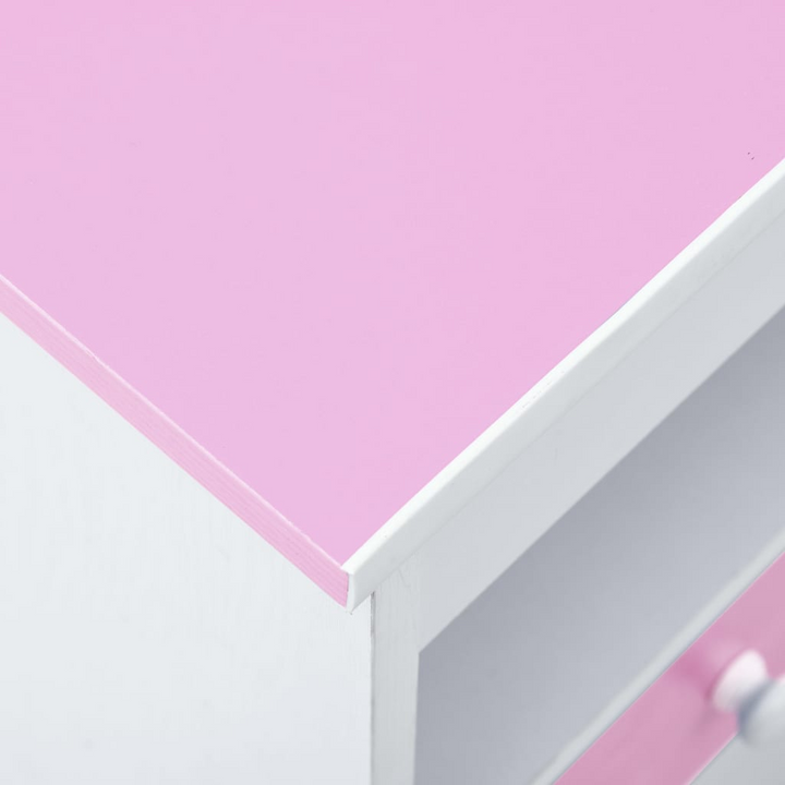 Adjustable Children's Drawing and Study Desk - Pink & White, 100 x 55 x (73-87) cm | Perfect for Study, Reading, and Art - Premium  from Home Treasures - Just £138.99! Shop now at Home Treasures