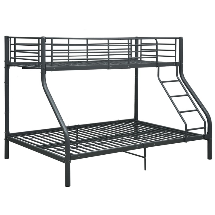 Stylish and Durable Metal Bunk Bed in Black - Space-Saving Comfort - Premium  from Home Treasures - Just £292.99! Shop now at Home Treasures