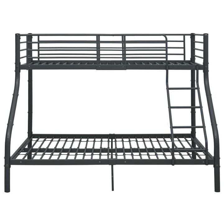 Stylish and Durable Metal Bunk Bed in Black - Space-Saving Comfort - Premium  from Home Treasures - Just £292.99! Shop now at Home Treasures