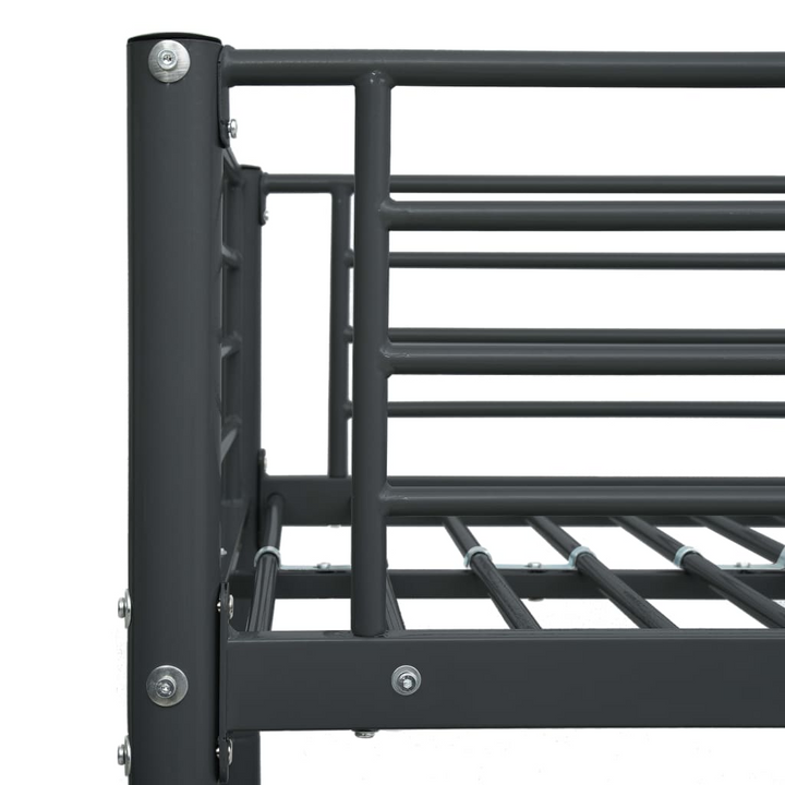 Stylish and Durable Metal Bunk Bed in Black - Space-Saving Comfort - Premium  from Home Treasures - Just £292.99! Shop now at Home Treasures